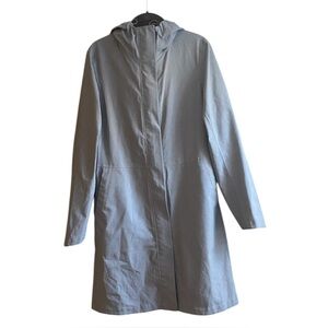 Uniqlo Hooded Lightweight Minimal Coat Gray Women’s Medium